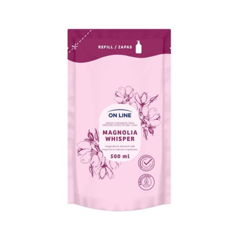 Forte Sweeden On Line Cream Soap For Hands And Body Magnolia & Almond Milk Refill 500 Ml