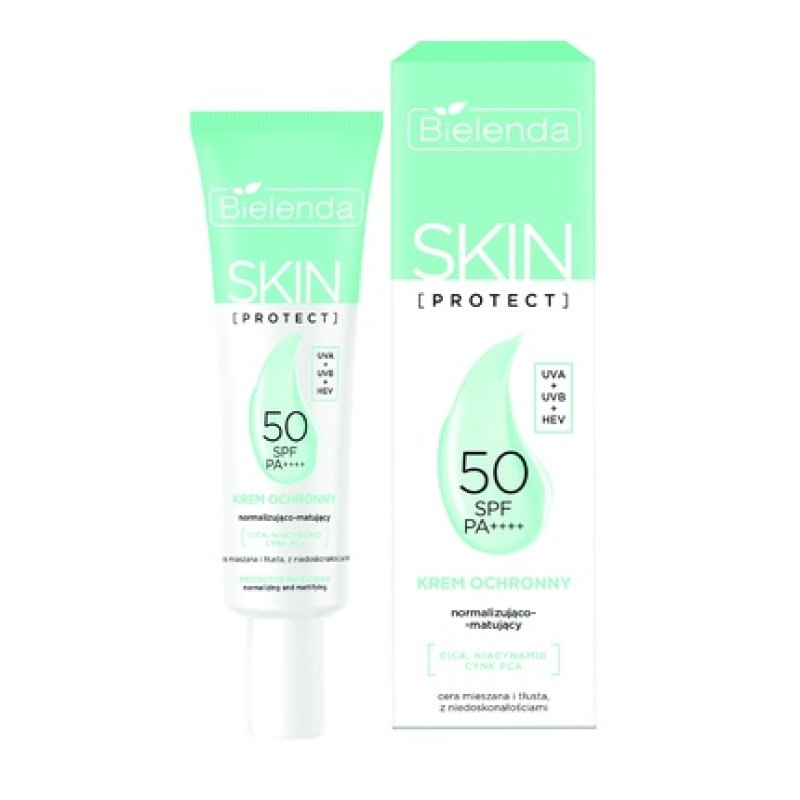 Bielenda Skin Protect Protective Cream Spf 50 Normalizingmattifying 40 Ml