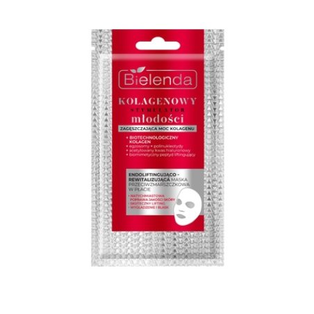 Bielenda Collagen Youth Stimulator Endolifting Revitalizing Antiwrinkle Sheet Mask