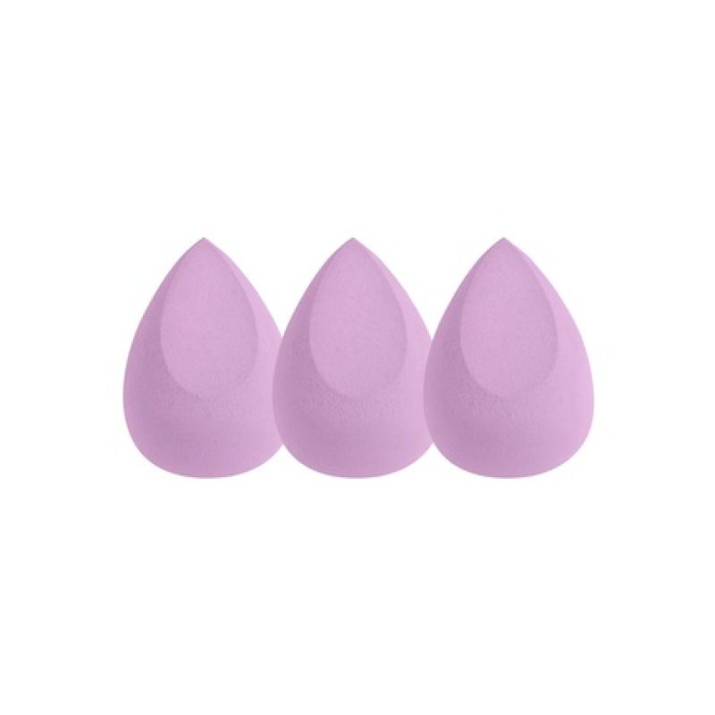 Ibra Makeup Sponge Purple Trio 1 Pack 3 Pieces