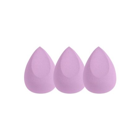 Ibra Makeup Sponge Purple Trio 1 Pack 3 Pieces