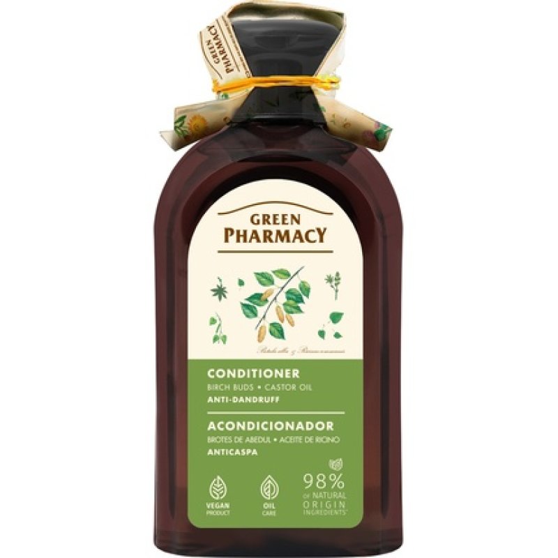 Elfa Pharm Green Pharmacy Antidandruff Conditioner With Birch Buds And Castor Oil 300 Ml