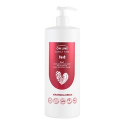 Forte Sweeden On Line Family Time 3 In 1 Gel For Body Hair And Face Magnolia Dream 850 Ml