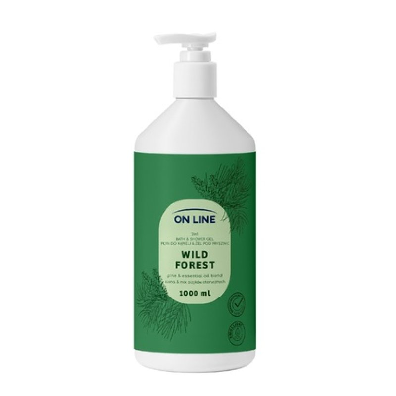 Forte Sweeden On Line 2 In 1 Bath Liquid And Shower Gel Wild Forest 1000 Ml