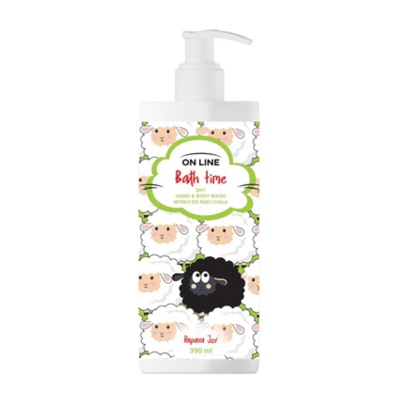 Forte Sweeden On Line Bath Time 2in1 Hand And Body Soap Papaya Joy 390 Ml