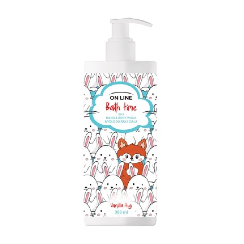 Forte Sweeden On Line Bath Time 2in1 Hand And Body Soap Vanilla Hug 390 Ml