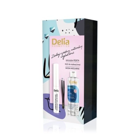 Delia Makeup Set 1 With Micellar Water Glue And Tweezers