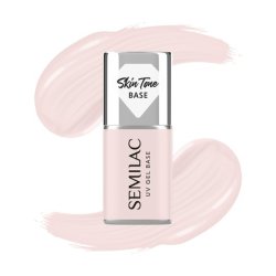 Semilac Skin Tone Base For Hybrid Nail Polishes Semitransparent Ecru 7 Ml