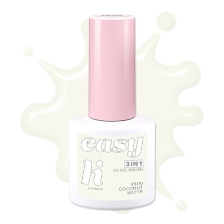 Hi Hybrid Hi Hybrid Easy 3 In 1 Hybrid Nail Polish No 600 Coconut Water 5 Ml