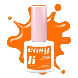 Hi Hybrid Hi Hybrid Easy 3 In 1 Hybrid Nail Polish No 613 Orange Blaze Twister 5 Ml