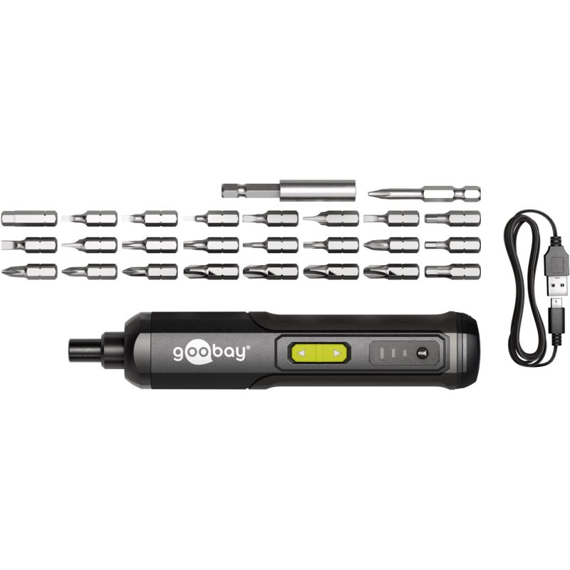 Goobay 77816 power screwdriver/impact driver 300 RPM Black