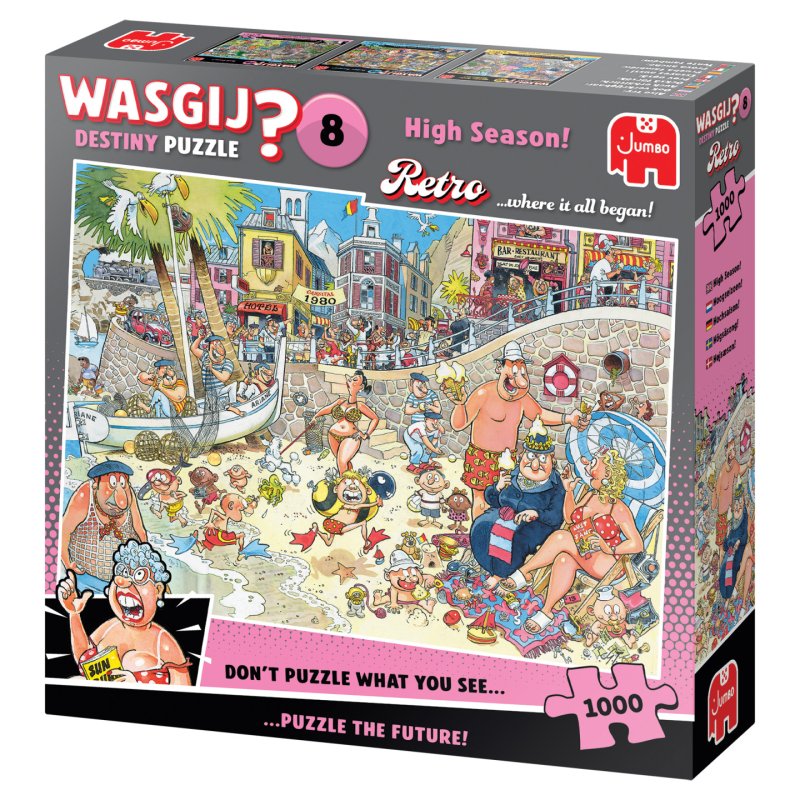 Wasgij Retro Destiny 8 - High Season! (1000 pieces)