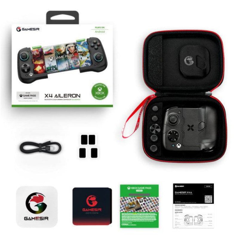 GameSir - X4a Mobile Gaming Controller - Black