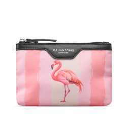 Gillian Jones - Urban Travel makeup bag - Flamingo - L19 × H13 × W2 CM