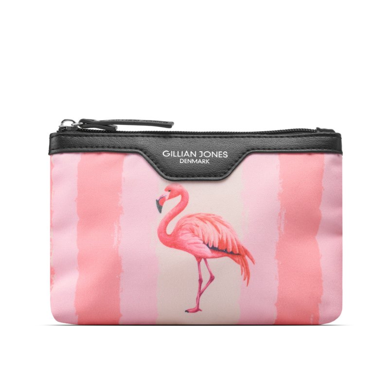 Gillian Jones - Urban Travel makeup bag - Flamingo - L19 × H13 × W2 CM