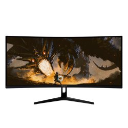 Arozzi Nova 34″ Curved computer monitor 86.4 cm (34") 3440 x 1440 pixels 4K Ultra HD LED Black
