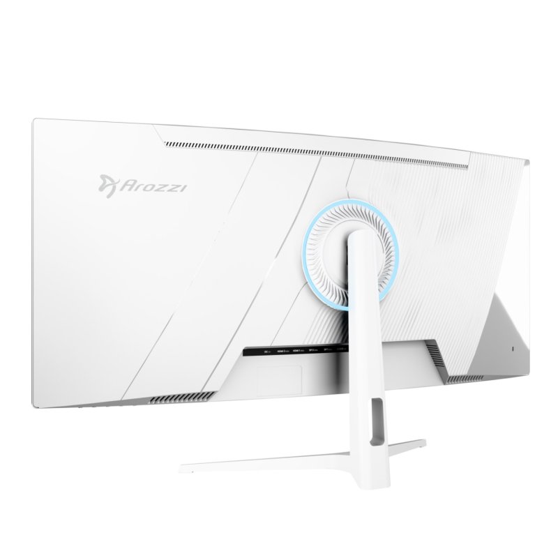 Arozzi Nova 34″ Curved écran plat de PC 86,4 cm (34") 3440 x 1440 pixels 4K Ultra HD LED Blanc