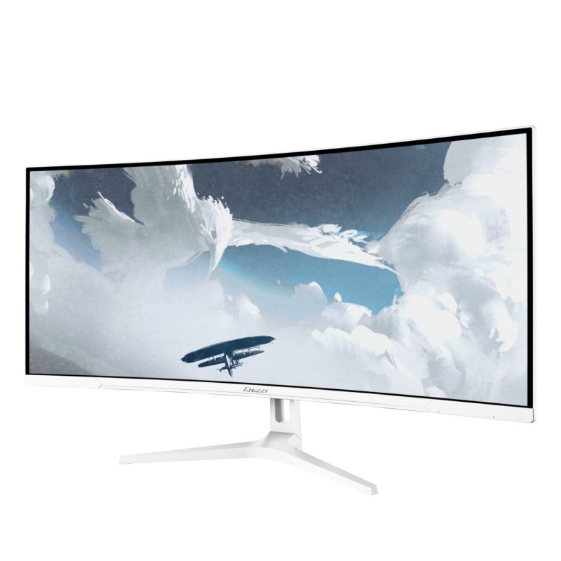 Arozzi Nova 34″ Curved écran plat de PC 86,4 cm (34") 3440 x 1440 pixels 4K Ultra HD LED Blanc