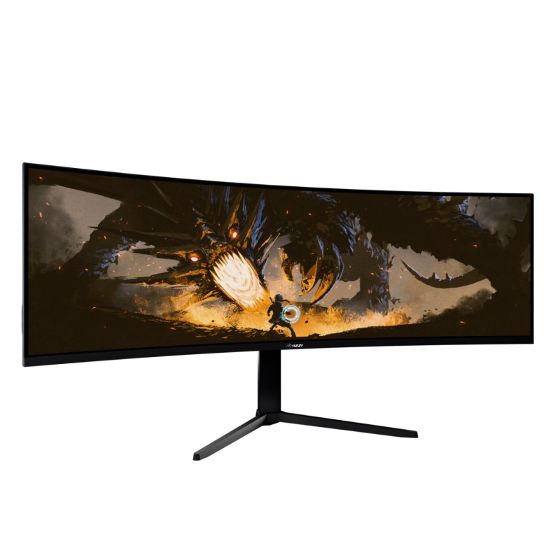 Arozzi Nova 49” Curved computer monitor 124.5 cm (49") 5120 x 1440 pixels Dual QHD LED Black