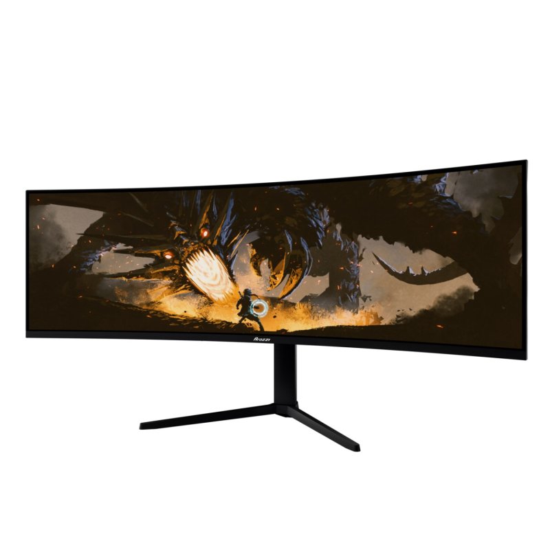 Arozzi Nova 49” Curved computer monitor 124.5 cm (49") 5120 x 1440 pixels Dual QHD LED Black