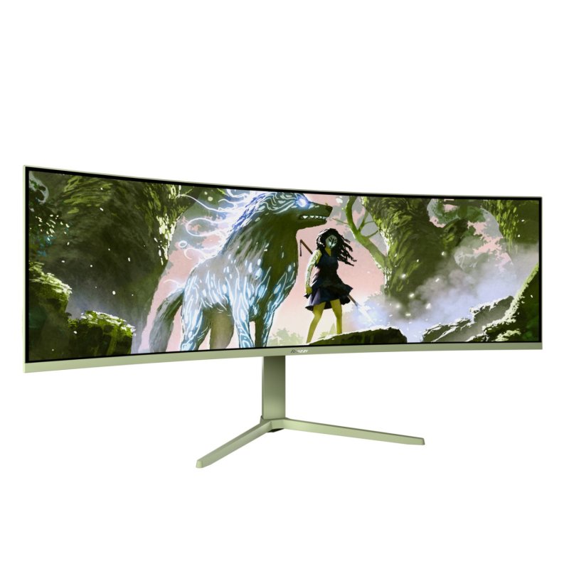 Arozzi Nova 49” Curved computer monitor 124.5 cm (49") 5120 x 1440 pixels Dual QHD LED Green