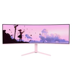 Arozzi Nova 49” Curved écran plat de PC 124,5 cm (49") 5120 x 1440 pixels Dual QHD LED Rose