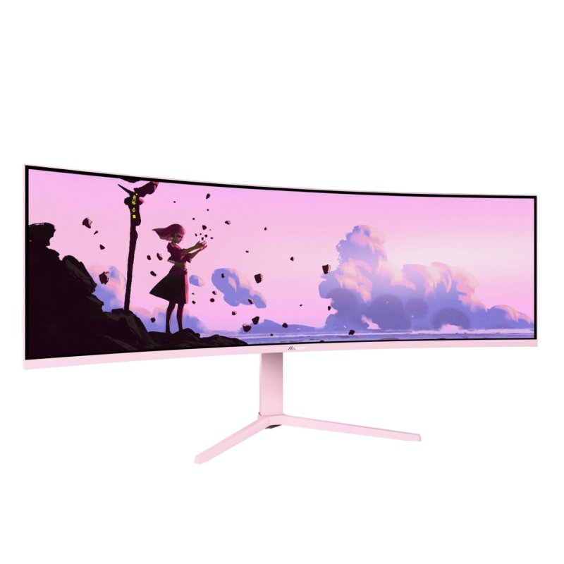 Arozzi Nova 49” Curved écran plat de PC 124,5 cm (49") 5120 x 1440 pixels Dual QHD LED Rose