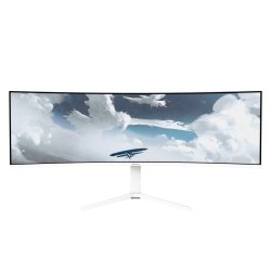 Nova 49TUW165 (124.5 cm (49 Zoll), weiß, UWQHD, VA, Curved, HDMI, DP, USB-C, USB-Hub, 165Hz Panel)