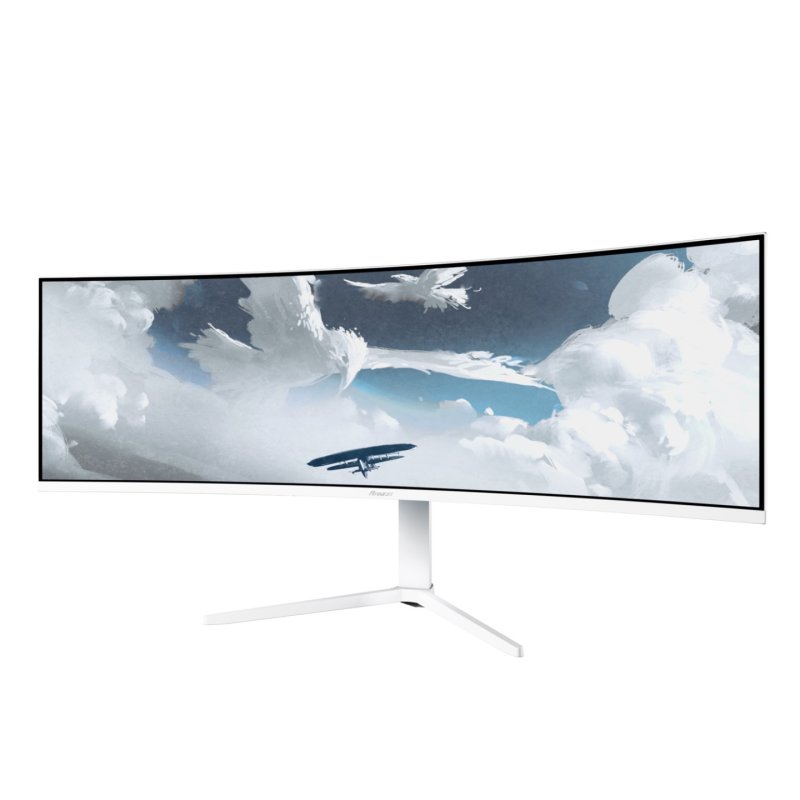 Arozzi Nova 49” Curved computer monitor 124.5 cm (49") 5120 x 1440 pixels Dual QHD LED White