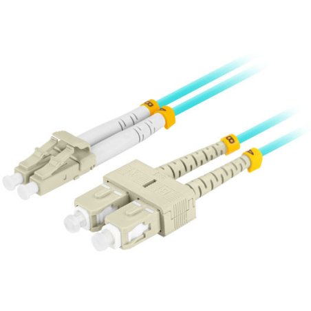 Lanberg FO-LUSU-MD31-0020-TQ InfiniBand/fibre optic cable 2 m 2x LC 2x SC LC/SC Aqua colour