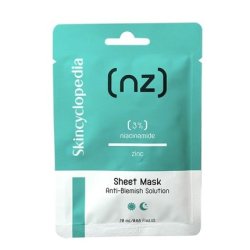 Skincyclopedia Nz 3 Niacinamide Zinc Sheet Mask Antiblemish Solution 20ml