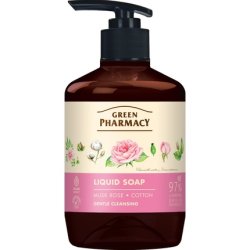 Elfa Pharm Green Pharmacy Liquid Soap Musk Rose Cotton 460 Ml
