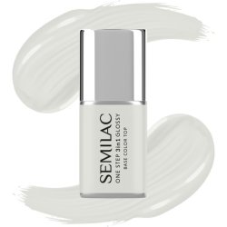 Semilac One Step Glossy 3in1 Hybrid Nail Polish S110 The White 7 Ml