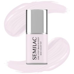 Semilac One Step Glossy 3in1 Hybrid Nail Polish S235 Peach Beige 7 Ml