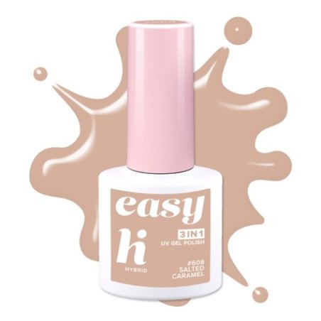 Hi Hybrid Hi Hybrid Easy 3 In 1 Hybrid Nail Polish No 608 Salted Caramel 5 Ml