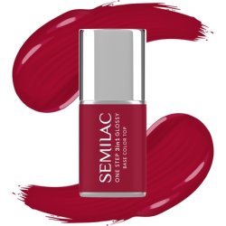 Semilac One Step Glossy 3in1 Hybrid Nail Polish S575 Dark Red 7 Ml