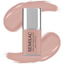 Semilac One Step Glossy 3in1 Hybrid Nail Polish S210 French Beige 7 Ml