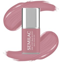 Semilac One Step Glossy 3in1 Hybrid Nail Polish S201 Earth Pink 7 Ml