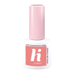 Hi Hybrid Hybrid Nail Polish 377 Courageous Coral 5 Ml