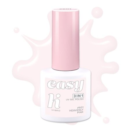 Hi Hybrid Hi Hybrid Easy 3 In 1 Hybrid Nail Polish No 601 Heavenly Pink 5 Ml