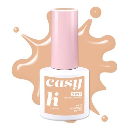 Hi Hybrid Hi Hybrid Easy 3 In 1 Hybrid Nail Polish No 615 Almond Beige 5 Ml