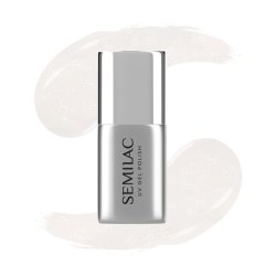 Semilac No Wipe Top Coat Hybrid Nail Polish Milky Dust 7 Ml