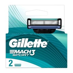 Procter & Gamble Gillette Mach3 Replacement Cartridges For Men's Razor 2 Pieces