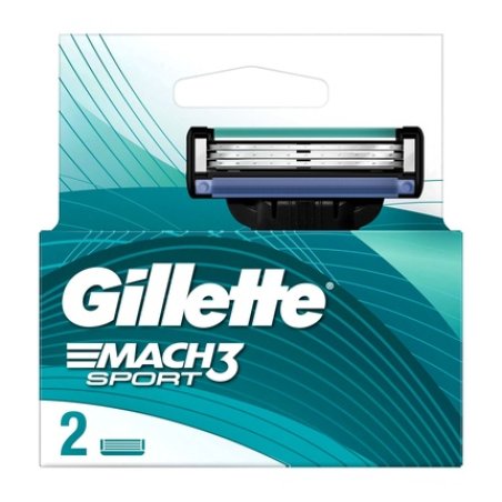 Procter & Gamble Gillette Mach3 Replacement Cartridges For Men's Razor 2 Pieces