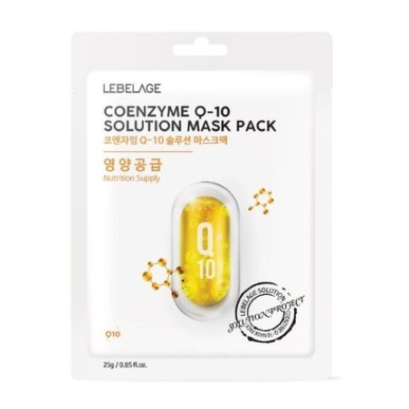 Lebelage Coenzyme Q10 Sheet Mask 25g Revitalize Your Skin