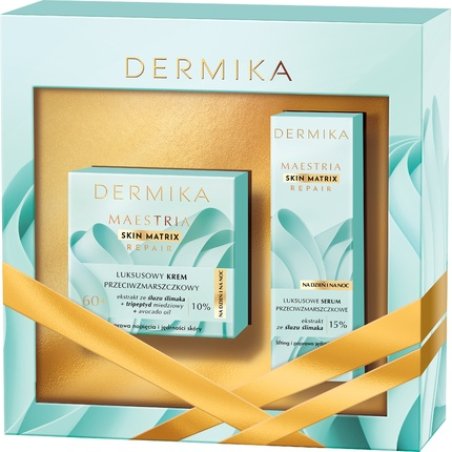 Dermika Maestria Skin Matrix Repair 60 Gift Set With Day And Night Cream 50ml And Serum 30ml
