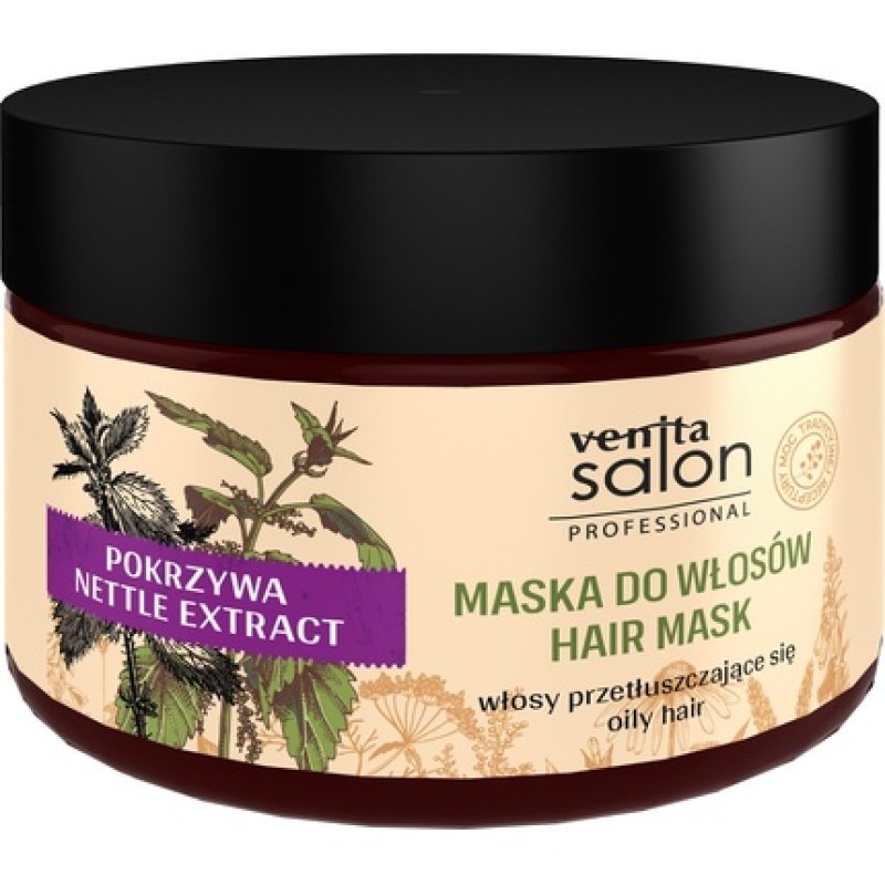Venita Salon Nettle Hair Mask For Oily Hair 500 Ml