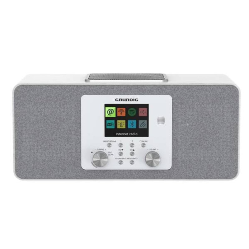 Grundig DTR 6100 2.1 DAB Portable Analogique et numérique Blanc