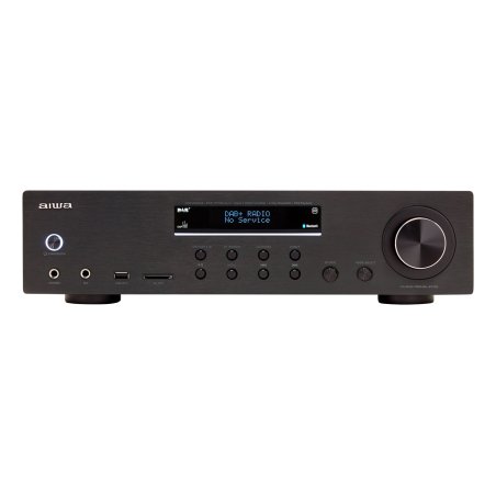AIWA AMR-200DAB Stereo-Receiver sw 200W mit Bluetooth und DAB /UKW-Radio USB