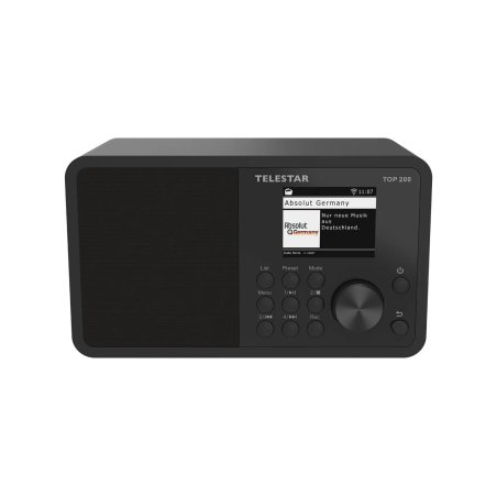 Telestar TOP 200 Portable Analogique et numérique Noir